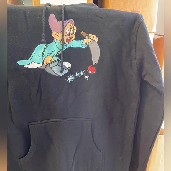 Diamond Supply Co x Disney Snow White Seven Dwarfs Hoodie Sz L BNWT Rare NEW - Picture 6 of 10